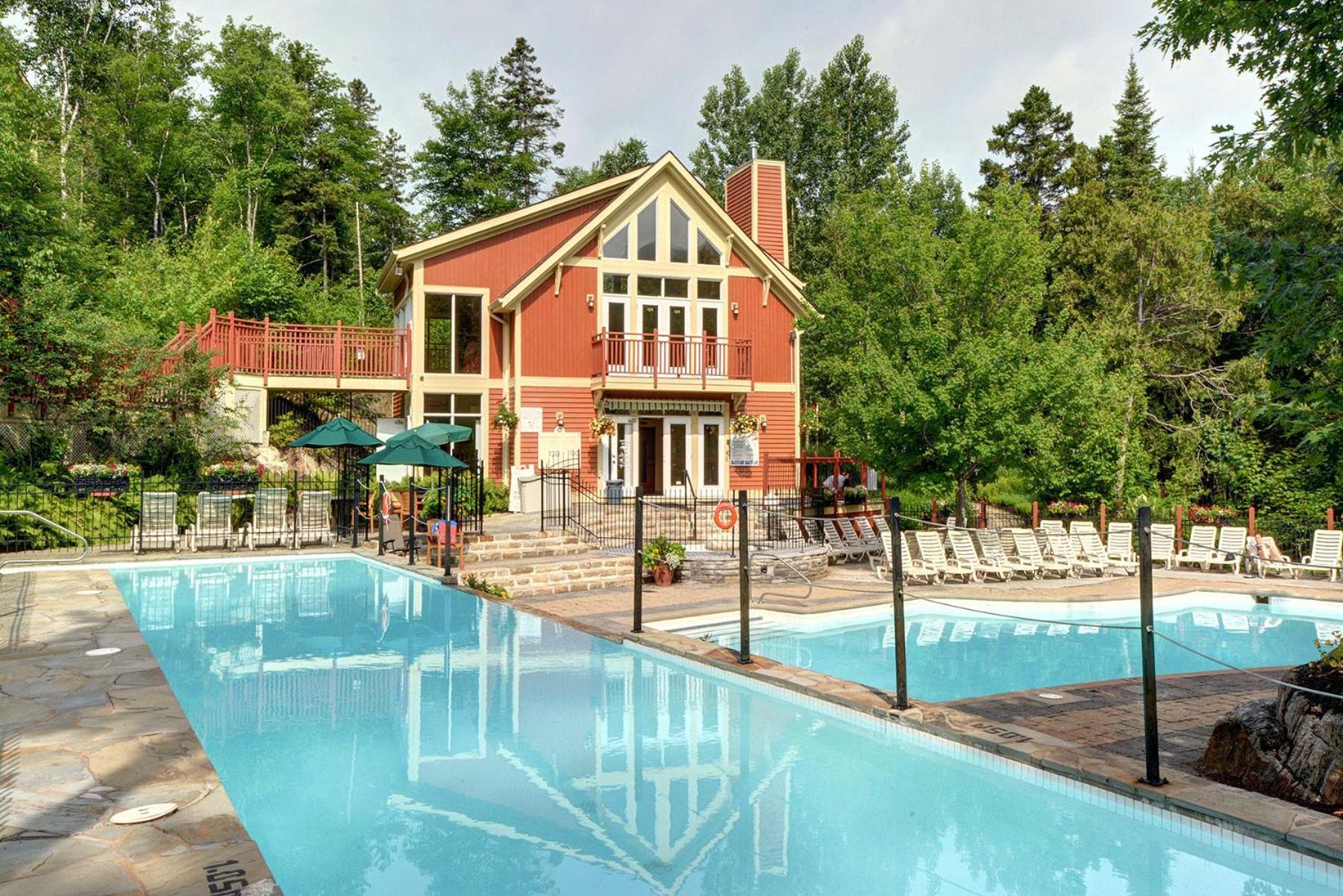 Tremblant Prestige - Les Eaux 207-2 Apartment มงต์-ทร็องบล็องต์ ภายนอก รูปภาพ